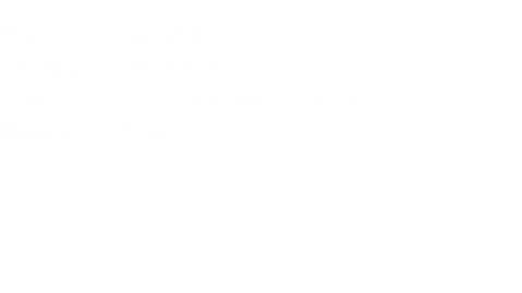  Item:	Seat 018 Country:	East Africa Size:	8 x 6.5” / 20.32 x 1